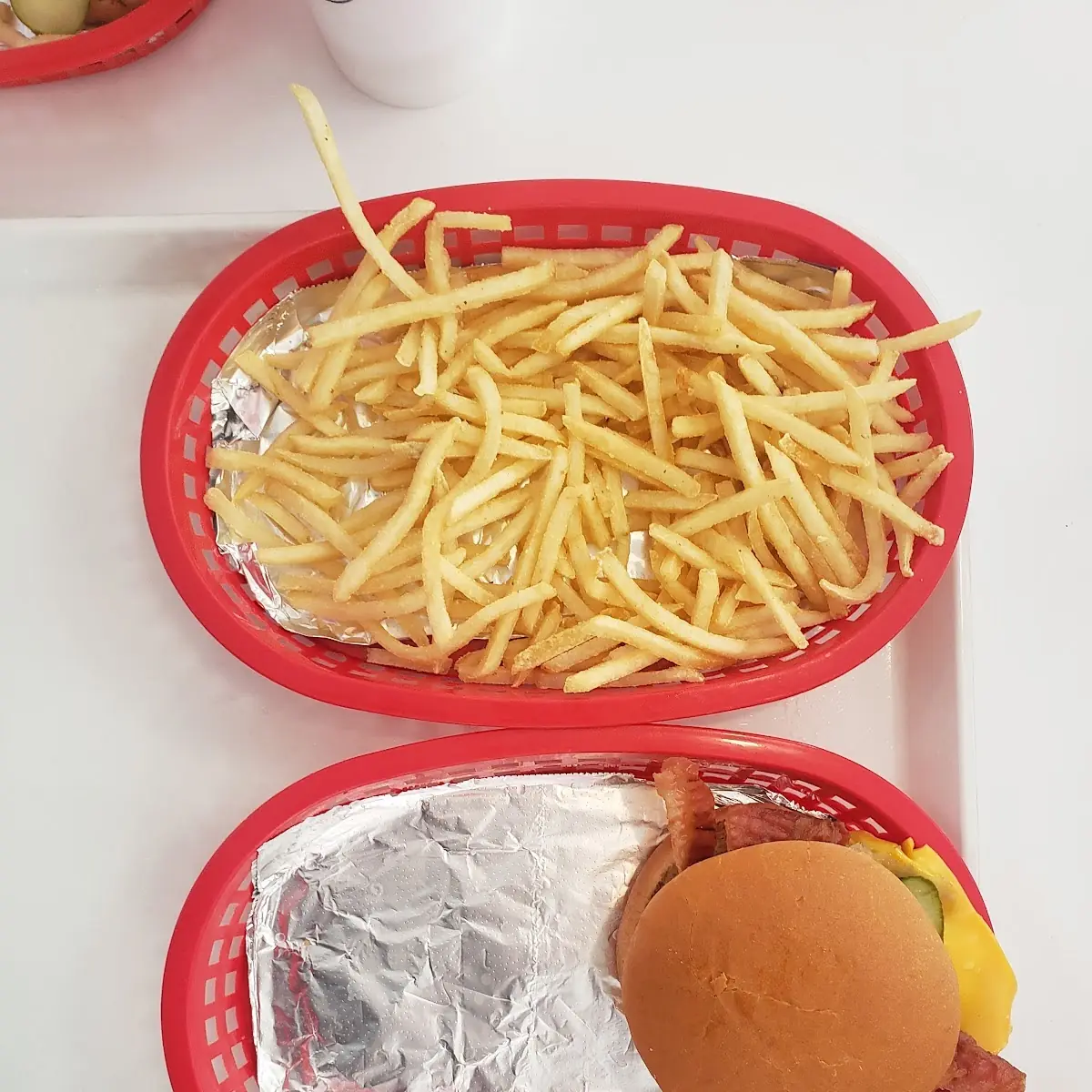Triple Cheeseburger Deluxe Kids Hamburger