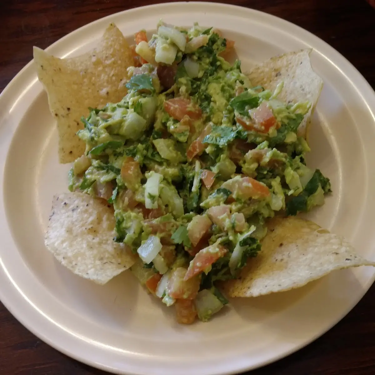Tortilla Chips and Guacamole
