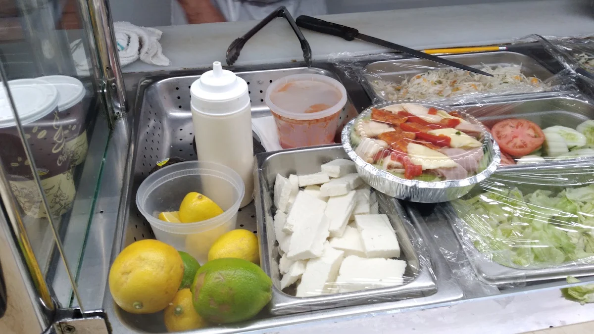 Homemade Cheese Hot Sauce Salad Bar