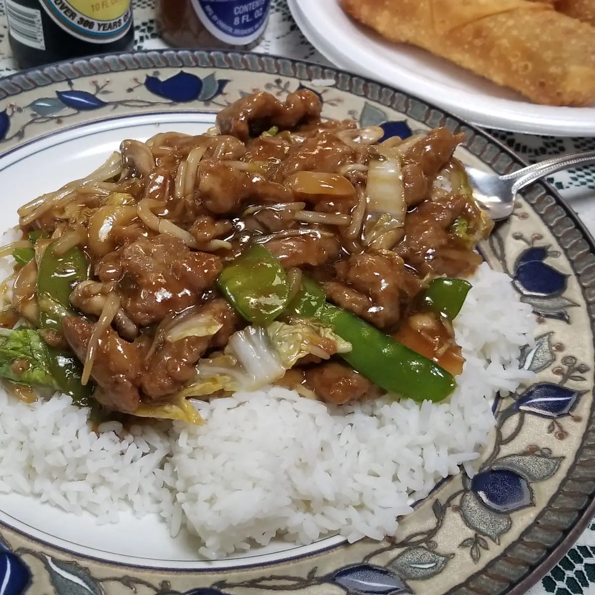Beef Chop Suey over Rice