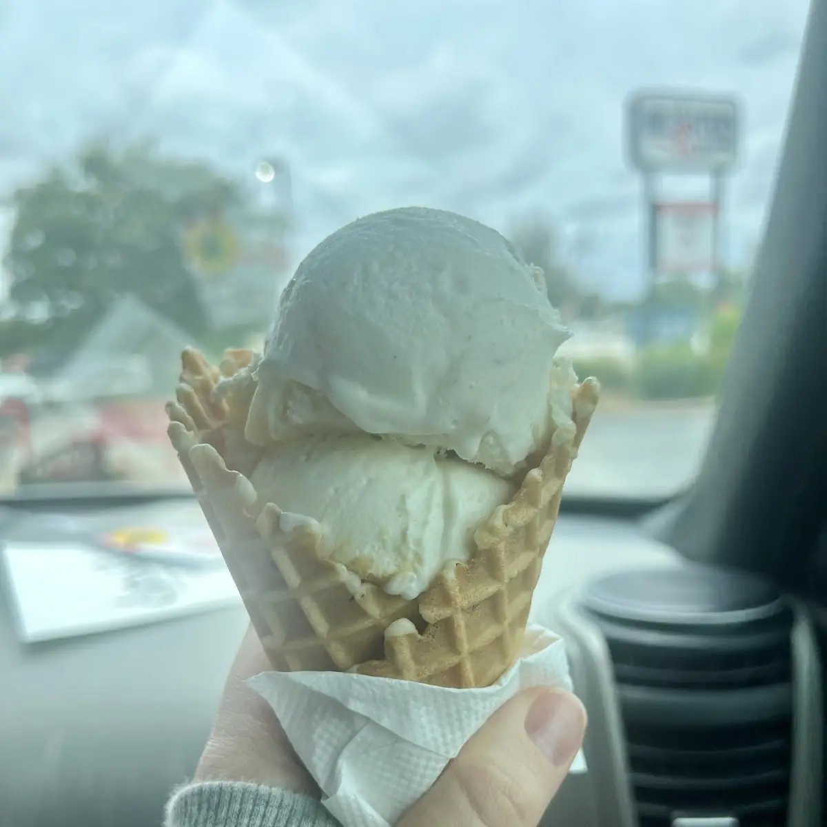 New York Cheesecake Waffle Cone