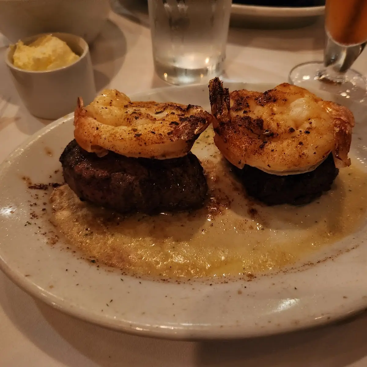 Petite Filet Mignon and Shrimp