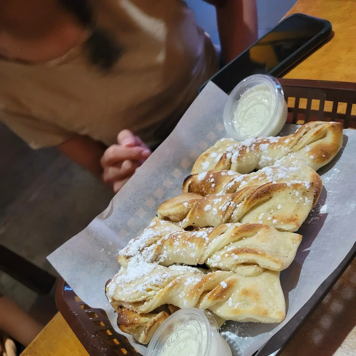 Blind Onion Breadsticks