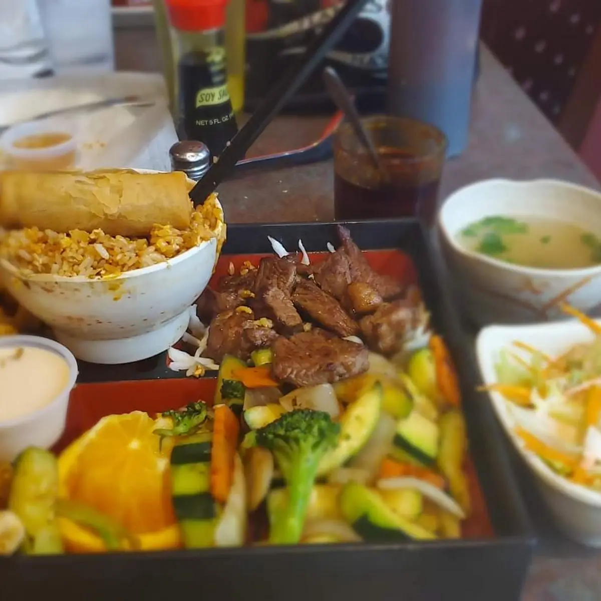 Bento Box Soup and Salad