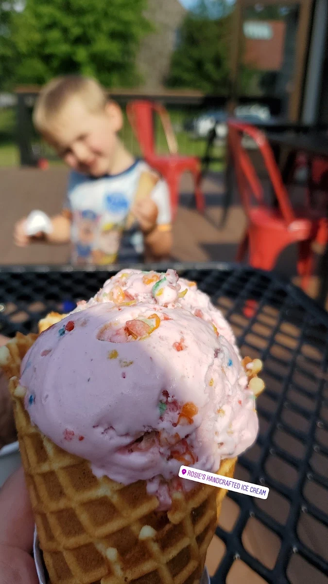 Birthday Cake Waffle Cone