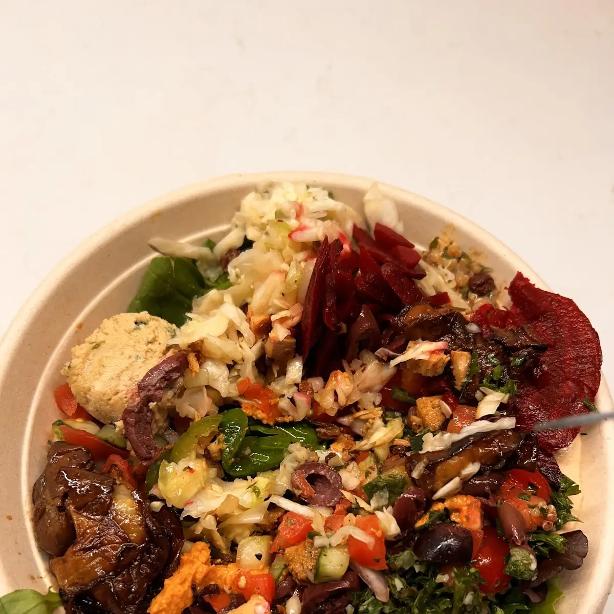 Salad with Shawarma Plate