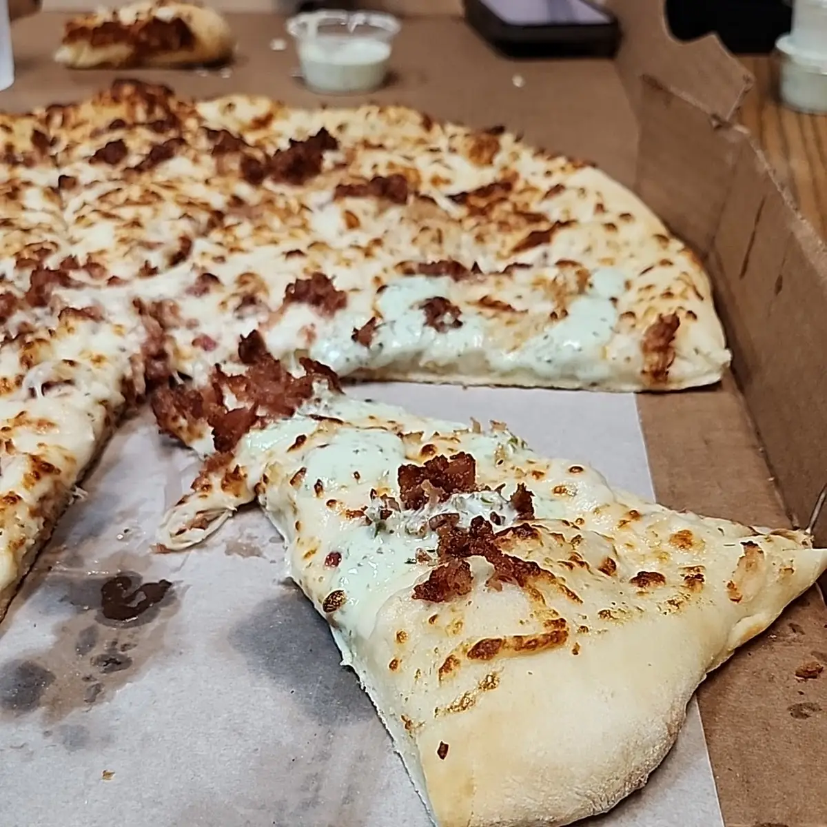 Chicken Bacon Ranch Pizza