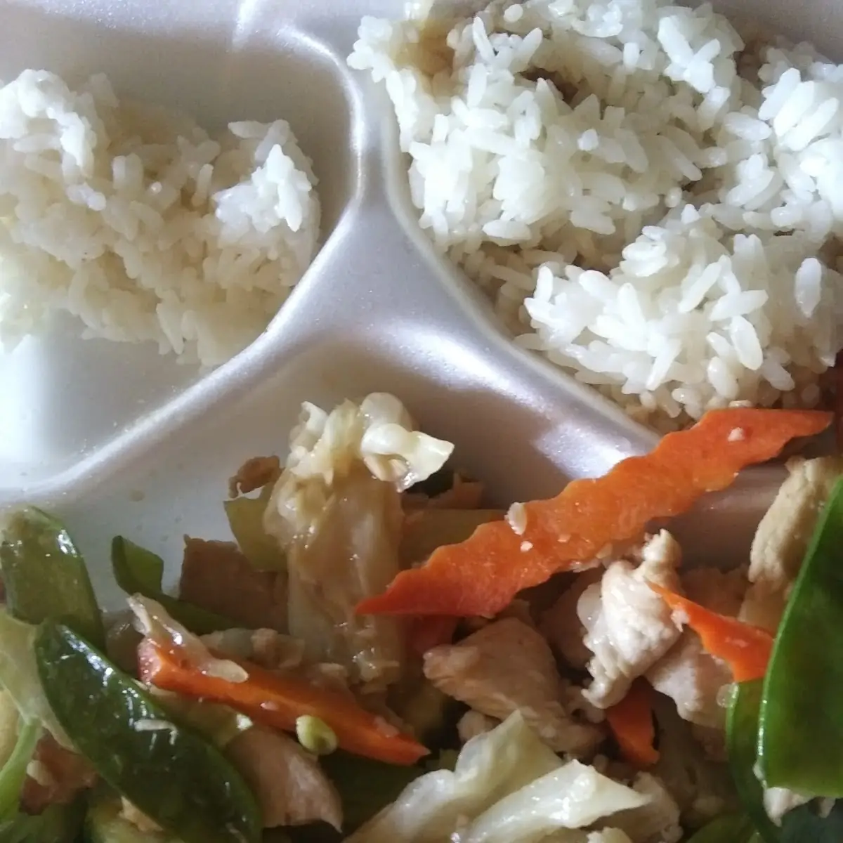 Veggies and Chicken Teriyaki
