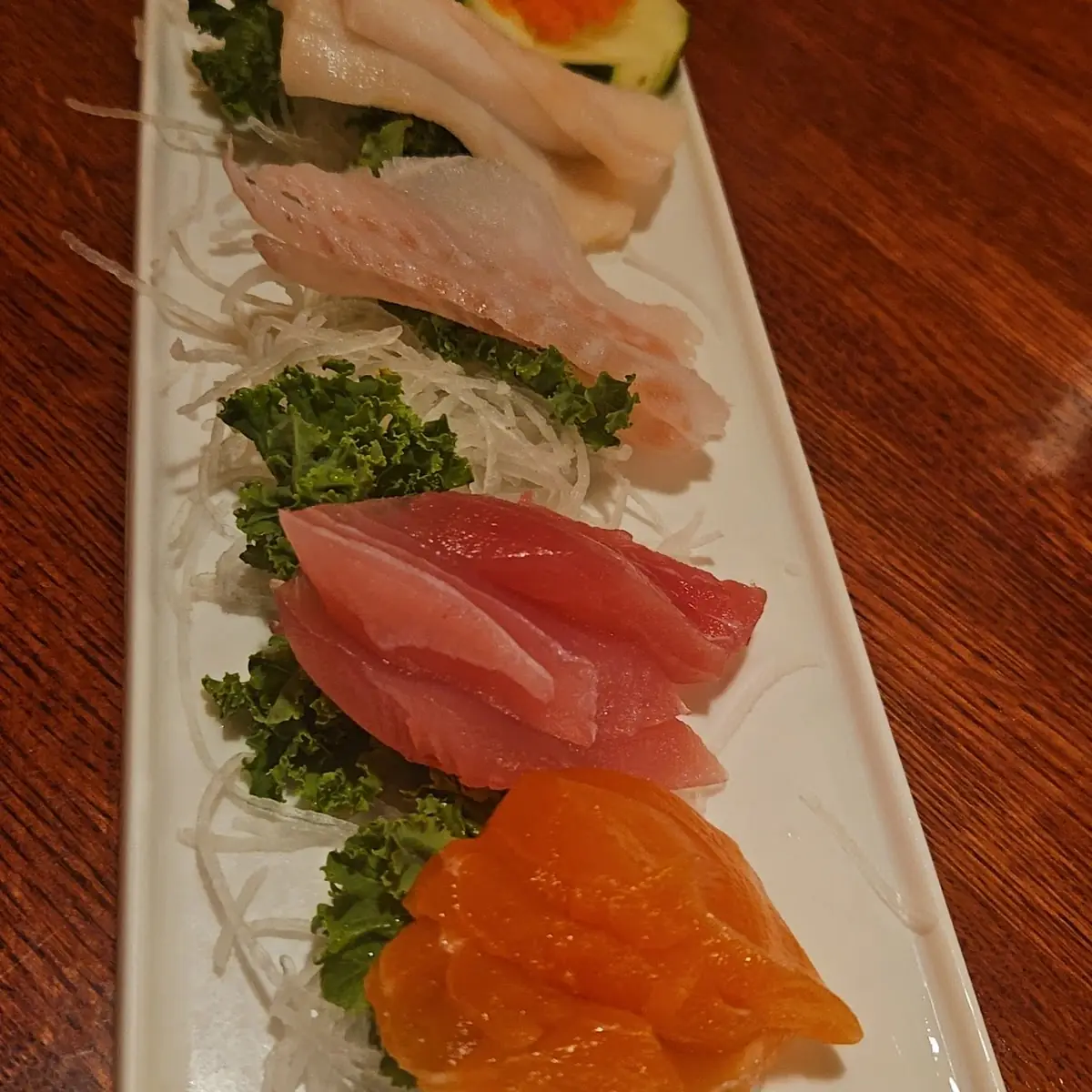 A Smoked Salmon Sashimi