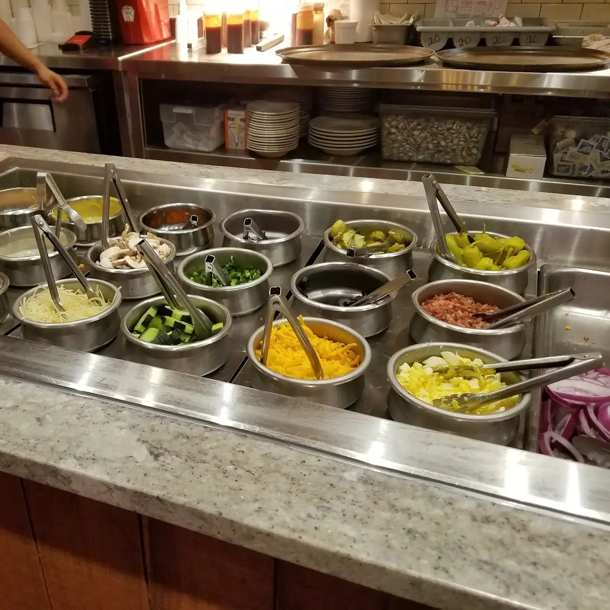 Fresh Salad Bar with Toppings