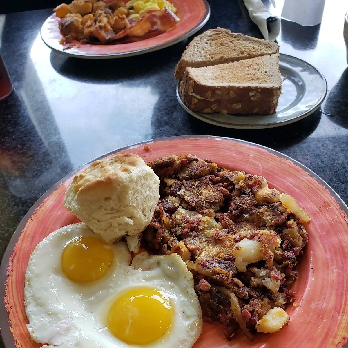 Eggs and Homemade Corned Beef Hash