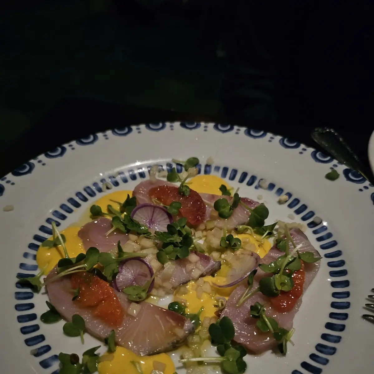 Hamachi Crudo
