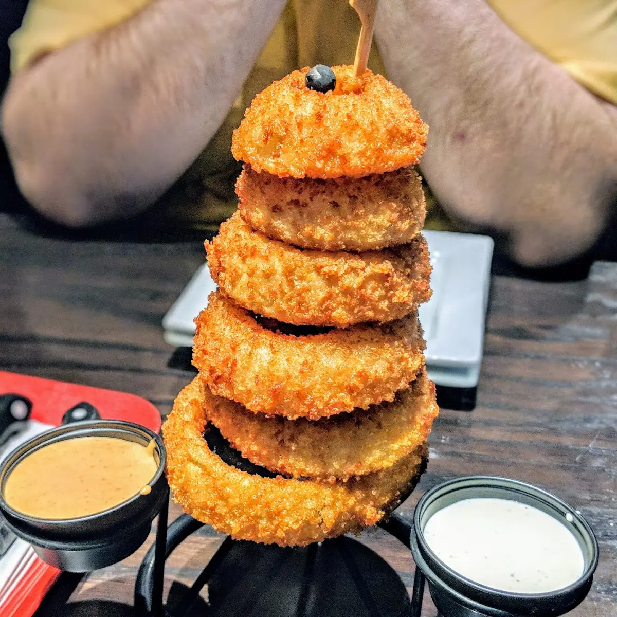 Towering Onion Rings