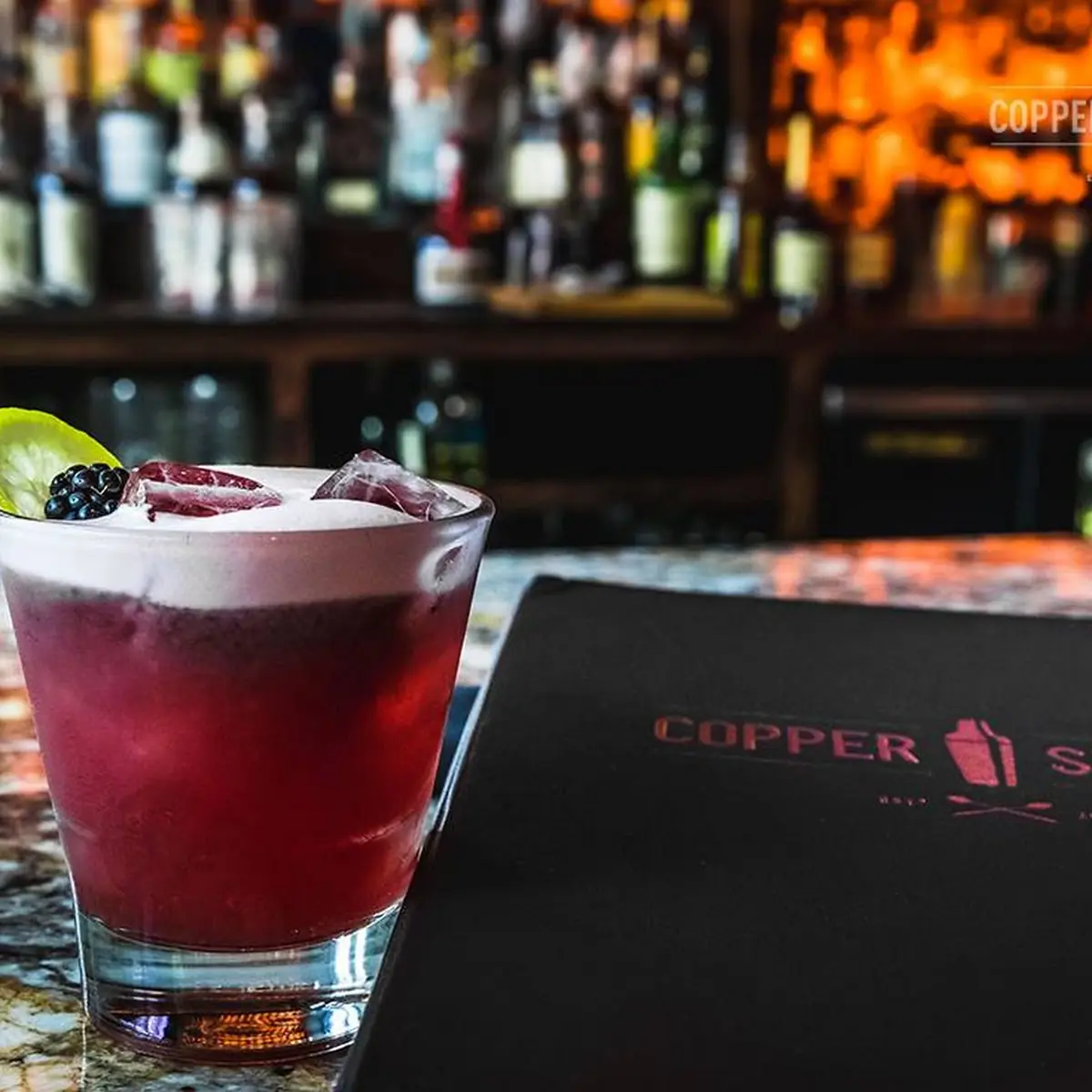 Blackberry Habanero Whiskey Sour