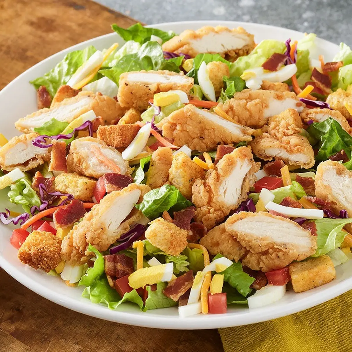 Crispy Chicken Tender Salad
