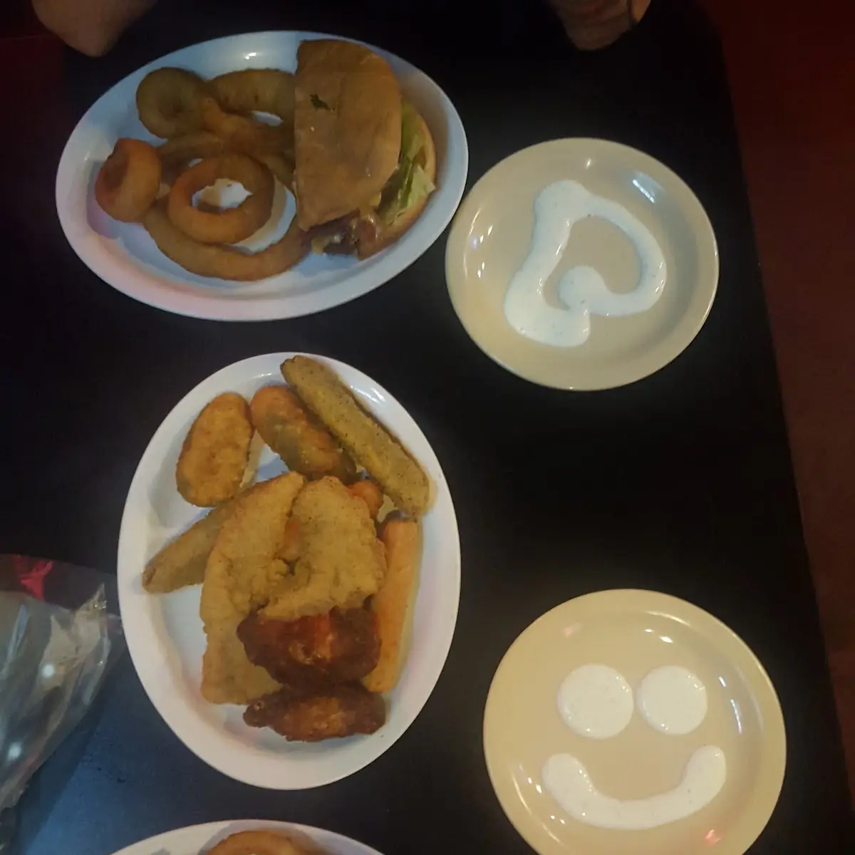 Bacon Cheeseburger w Onion Rings