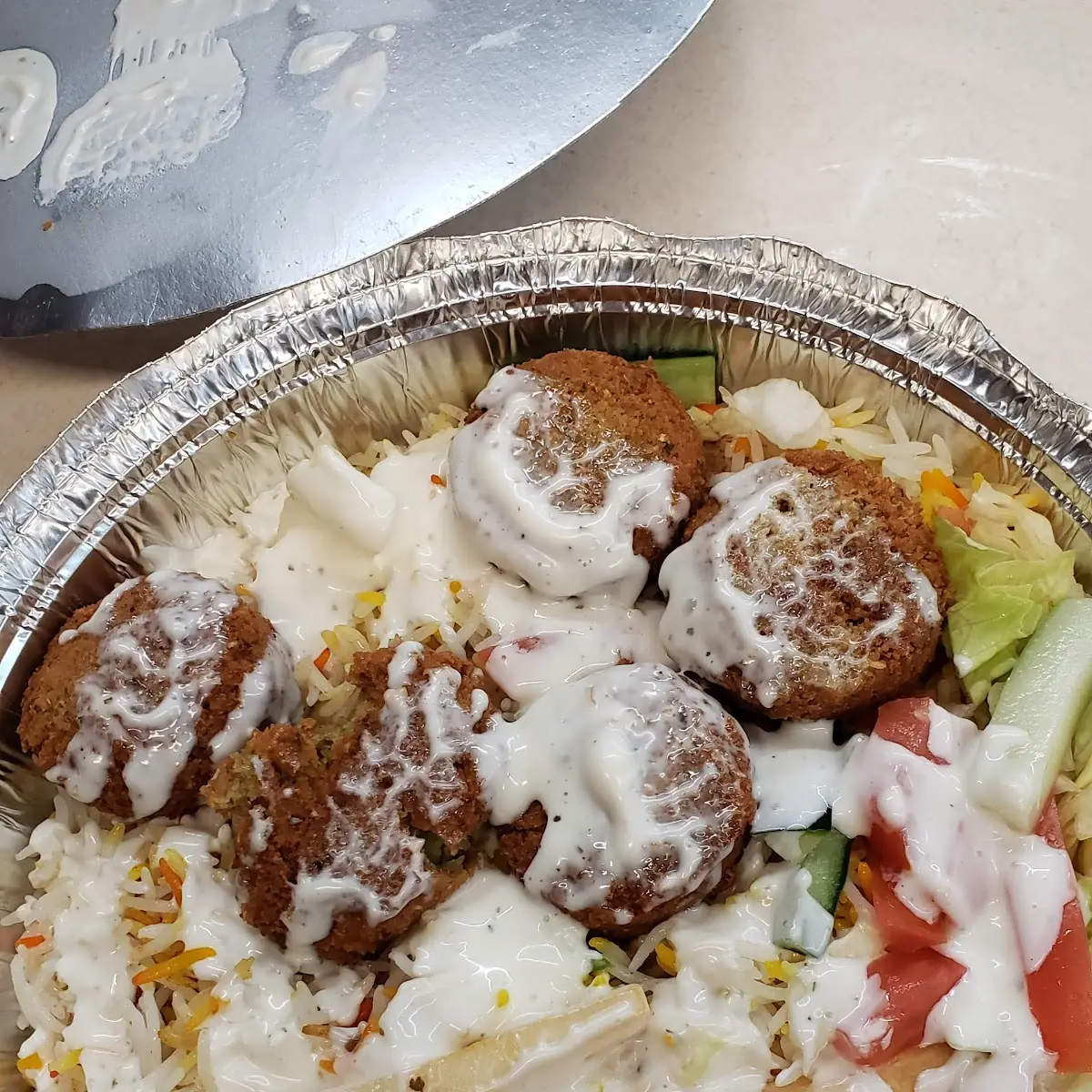 Lamb Gyro over Rice