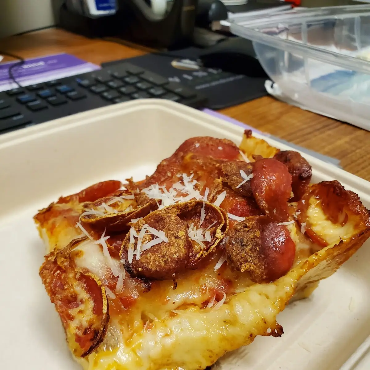 Deep Dish Pepperoni Pizza