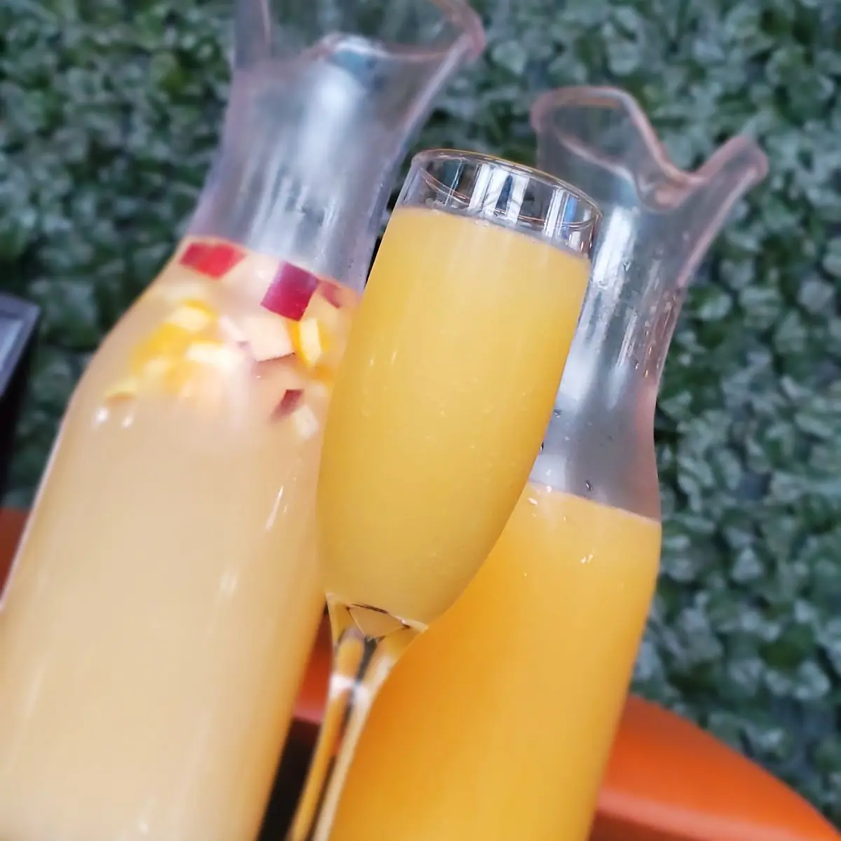 White Sangria and Mimosas