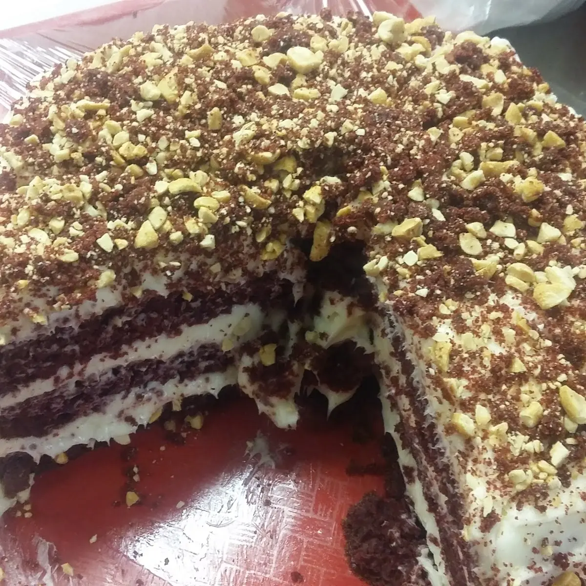 Home Made Red Velvet Cake