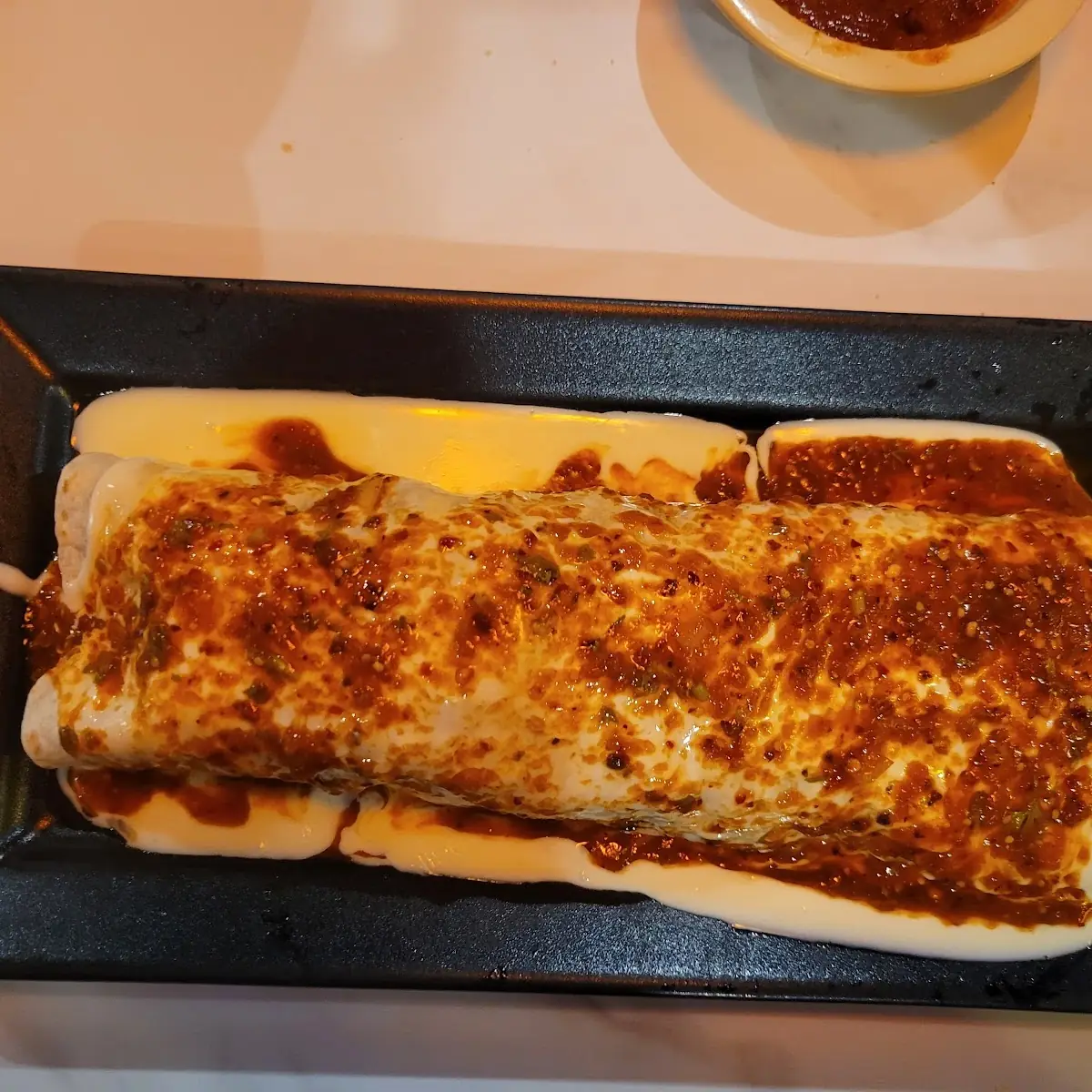 9. Beef Burrito, Chicken Enchilada and Two Tacos