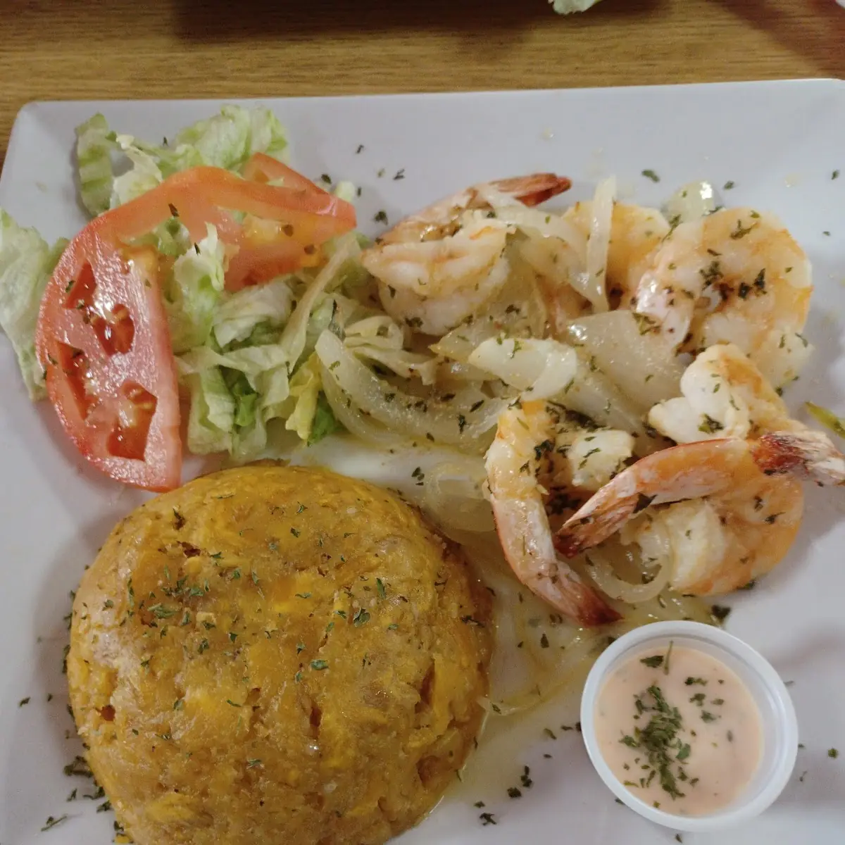 Mofongo Relleno de Camarones