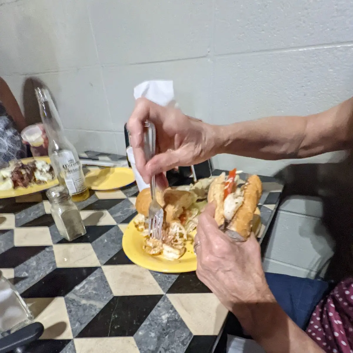 Grilled Shrimp PO Boy