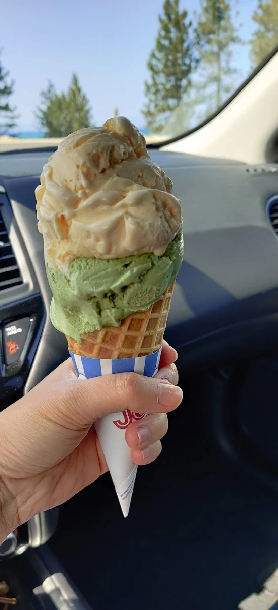 Green Tea Ice Cream Cone