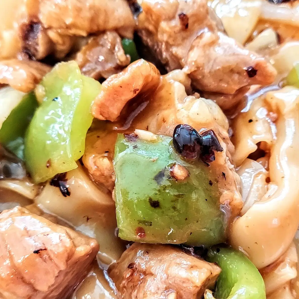 Spare Ribs in Black Bean Sauce Chow Fun