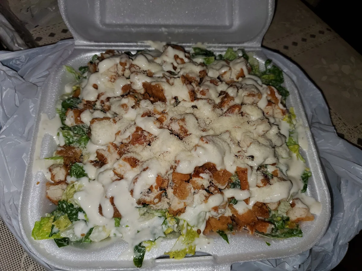 Crispy Chicken Caesar Salad