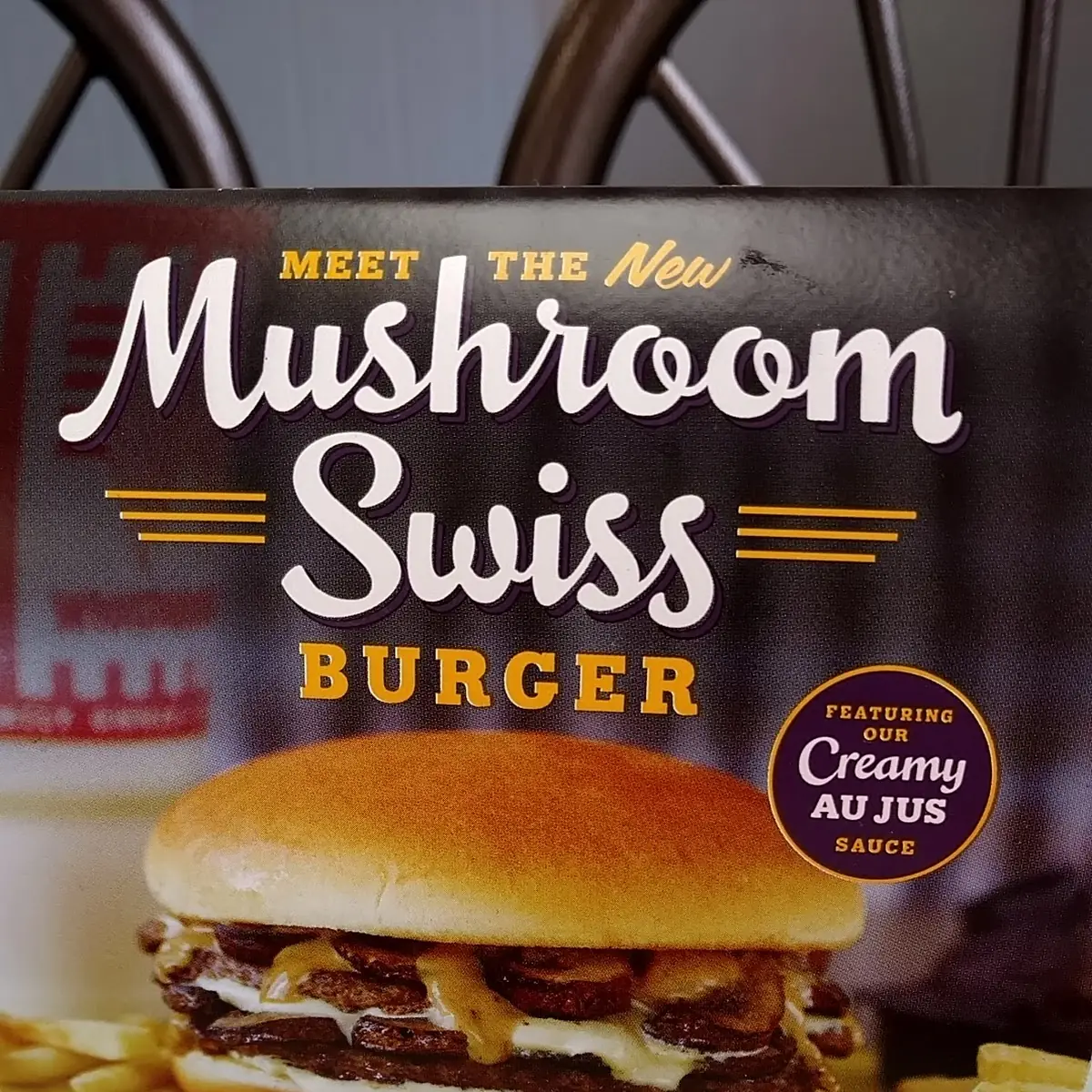 Mushroom Swiss Burger
