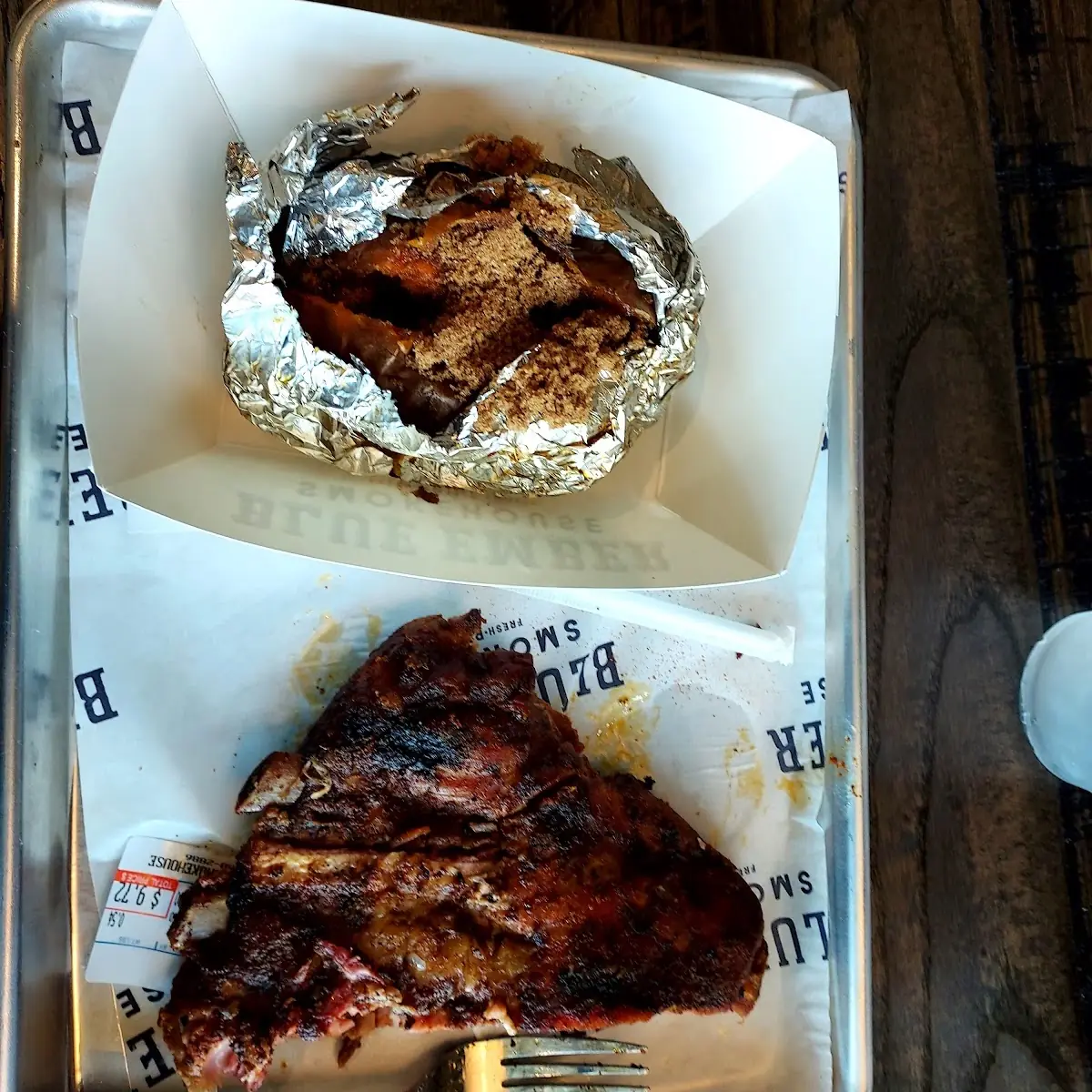 Spare Ribs with Baked Sweet Potato
