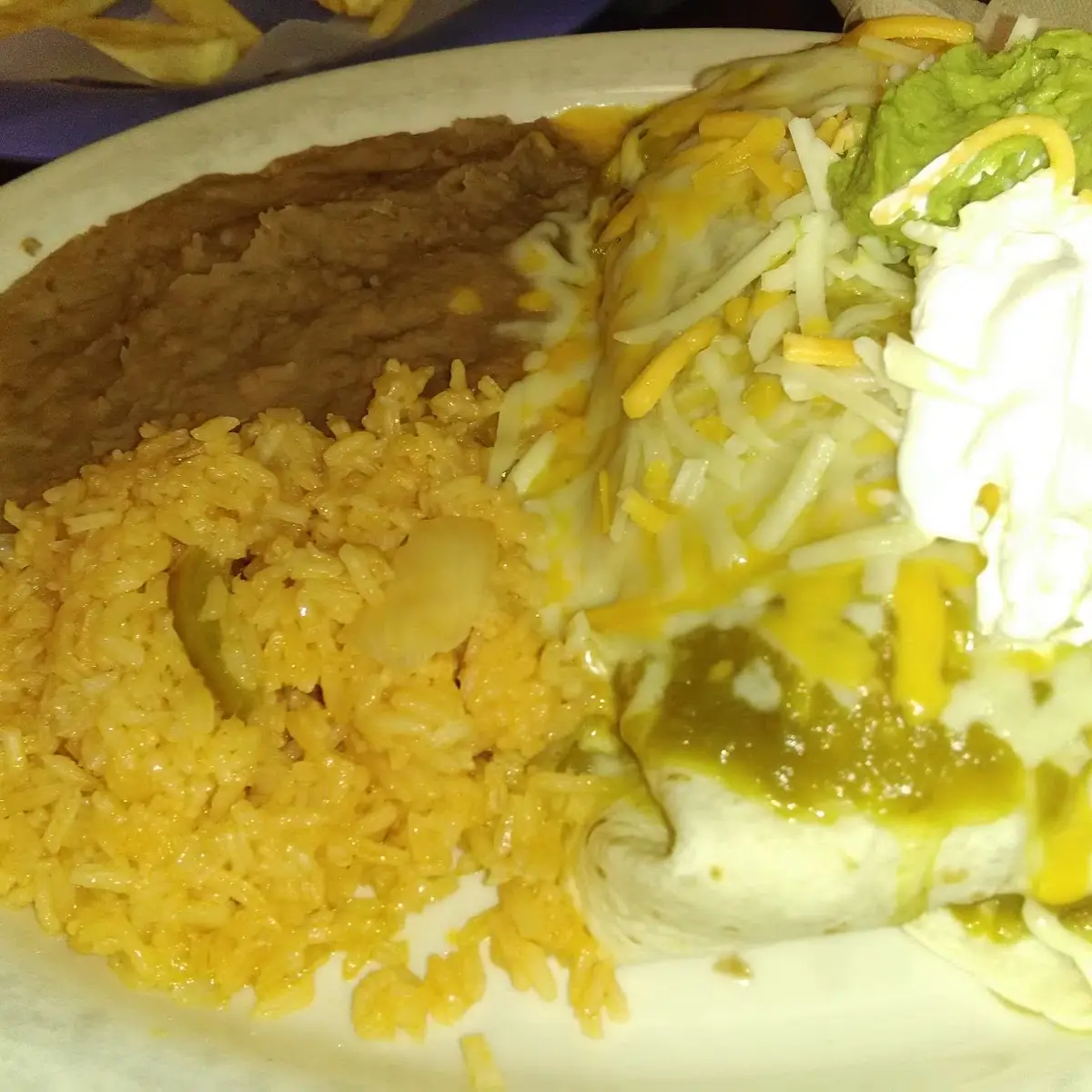 Salsa Verde Burrito