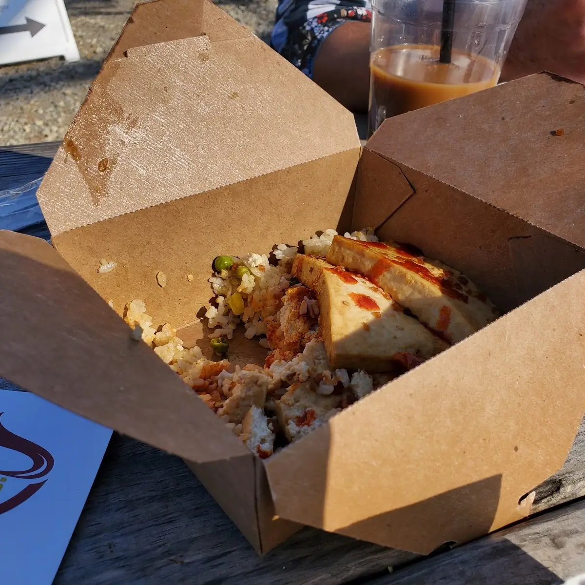 Spicy Tofu with Fried Rice