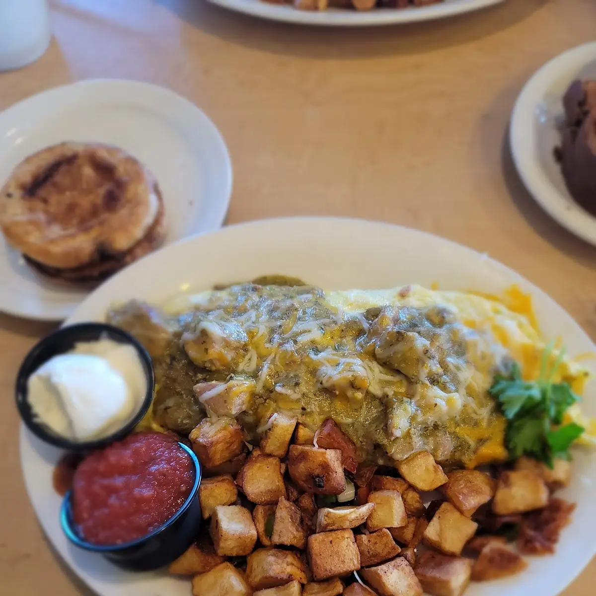 Salsa Verde Omelette