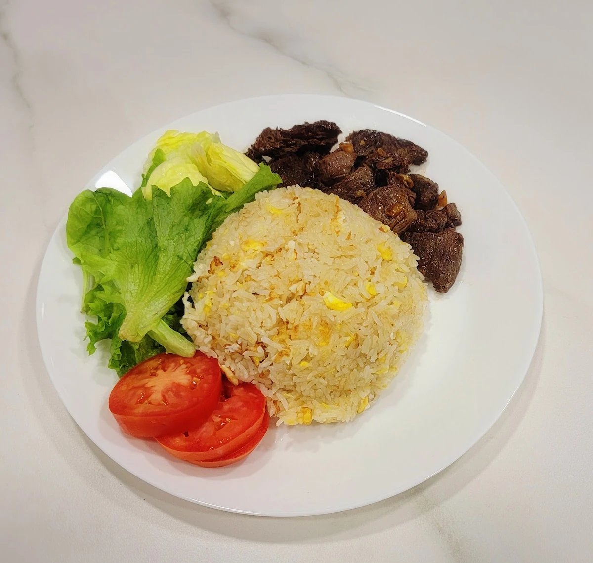 Shaken Beef Fried Rice