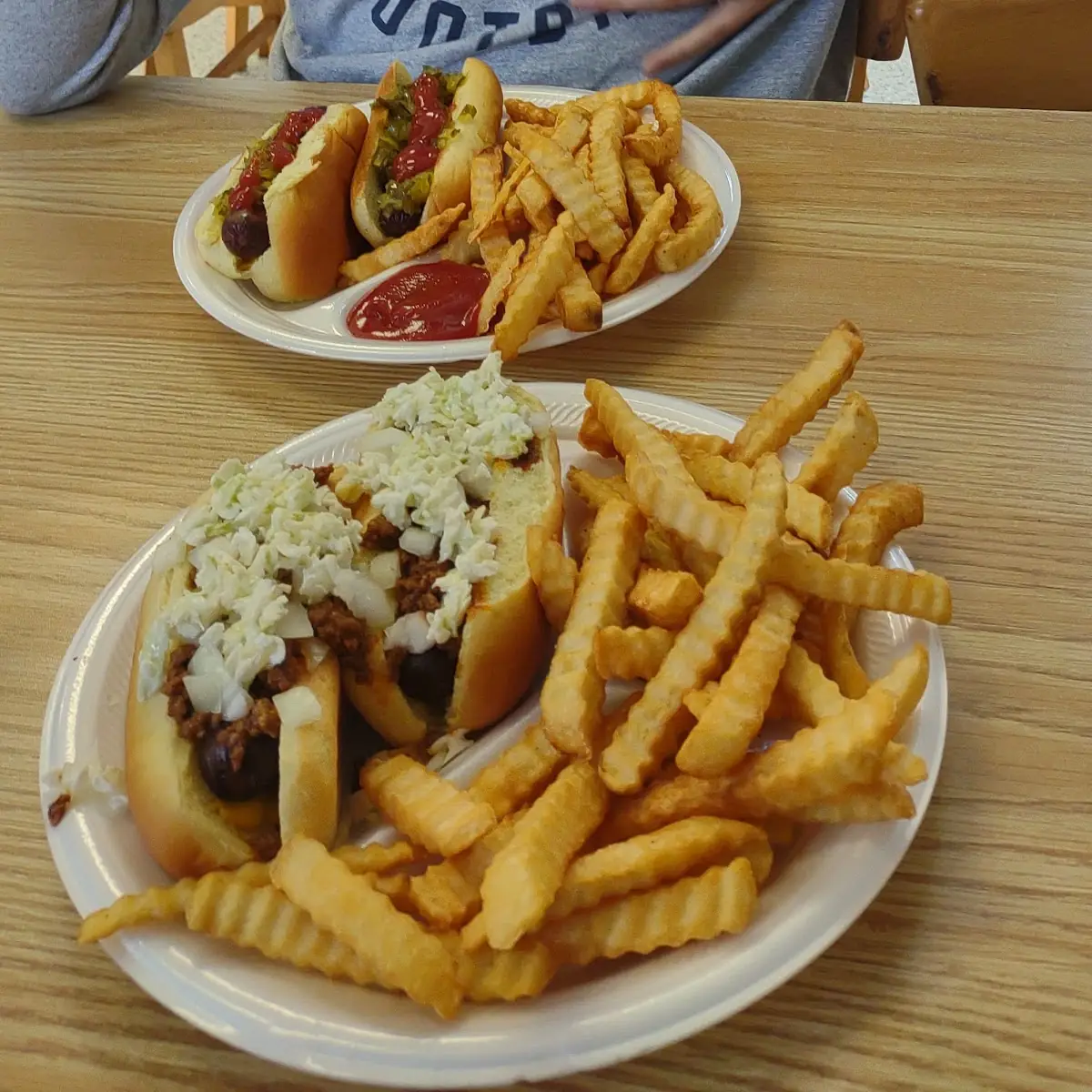 Hot Dog with Fries