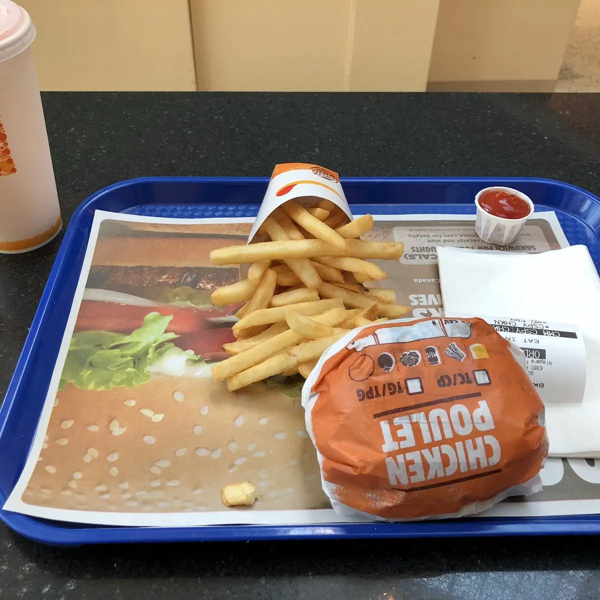 Chicken Sandwich Combo, Burger King