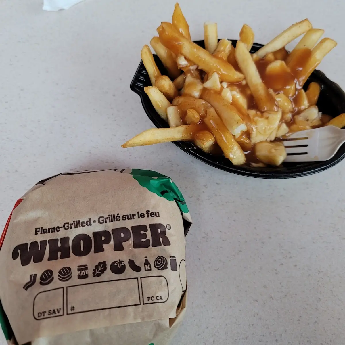 Whopper and Poutine, Burger King