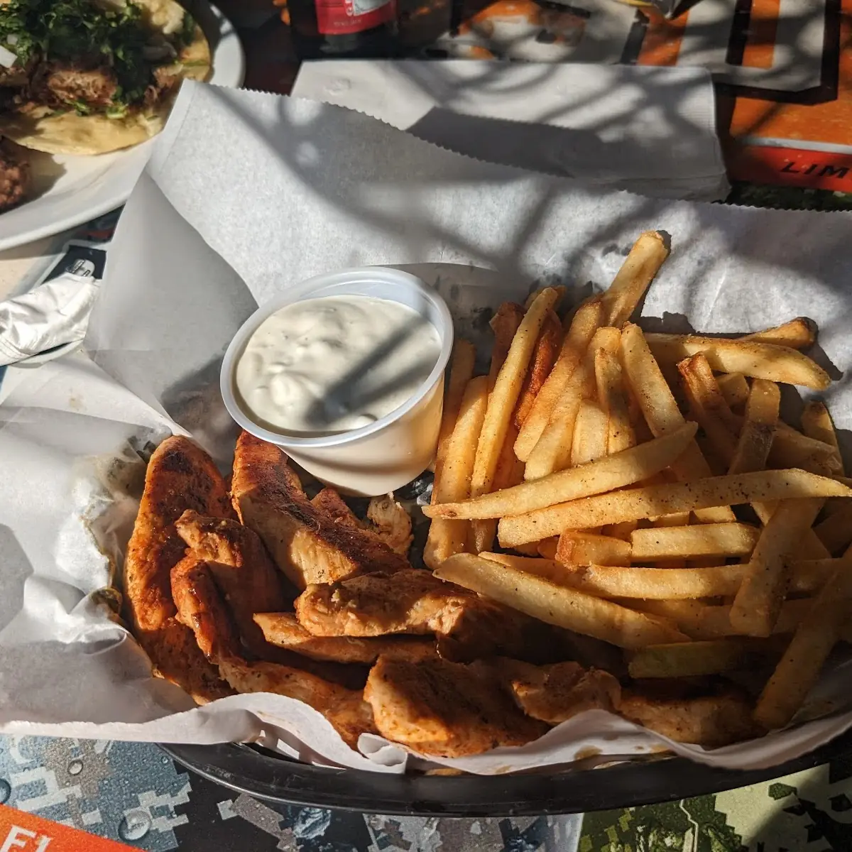 Lackened Chicken Tender Basket
