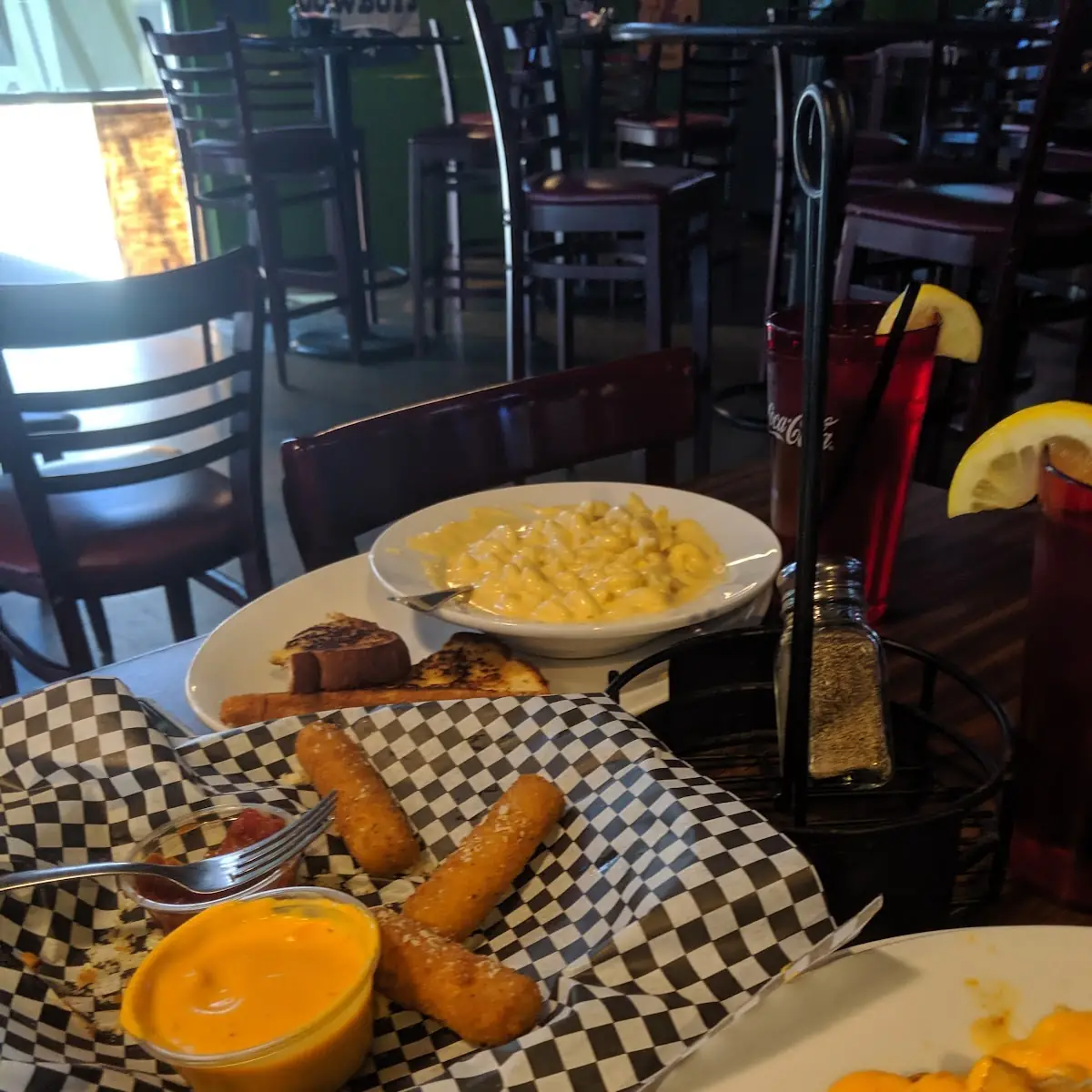 Mac and Cheese and Cheese Sticks