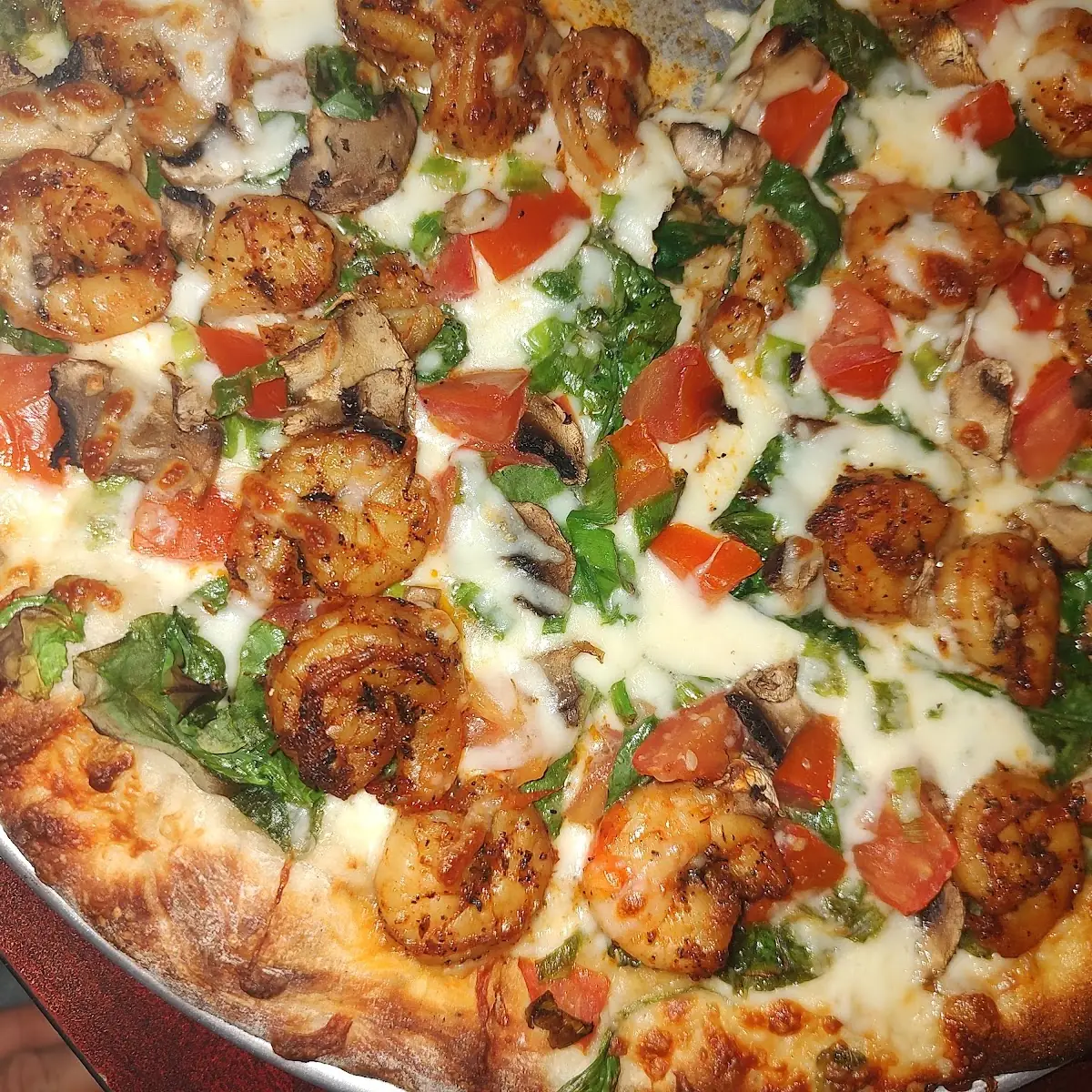 Blackened Shrimp Pizza