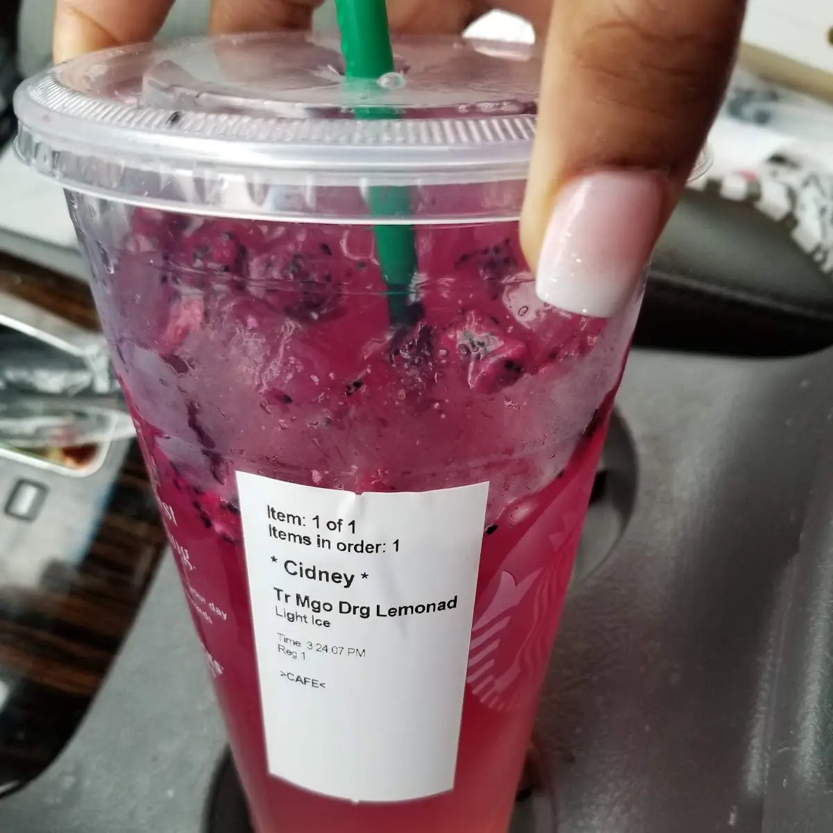 Drangon Fruit Refresher
