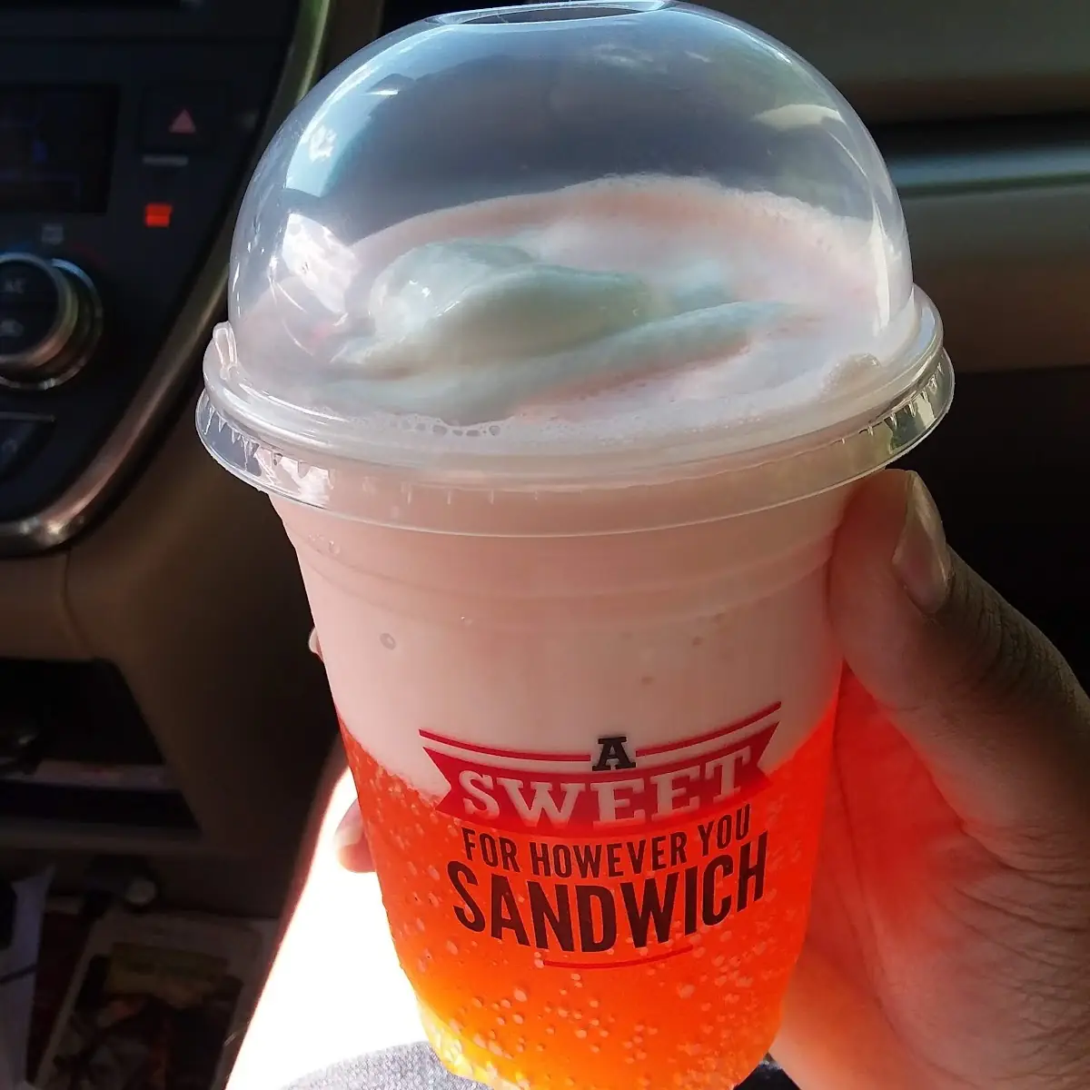 Fanta Orange Ice Cream Float