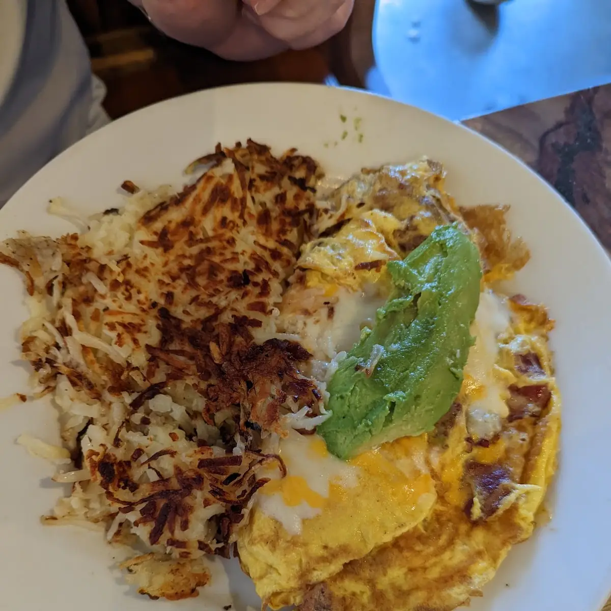 Denver Omelet and Hashbrowns