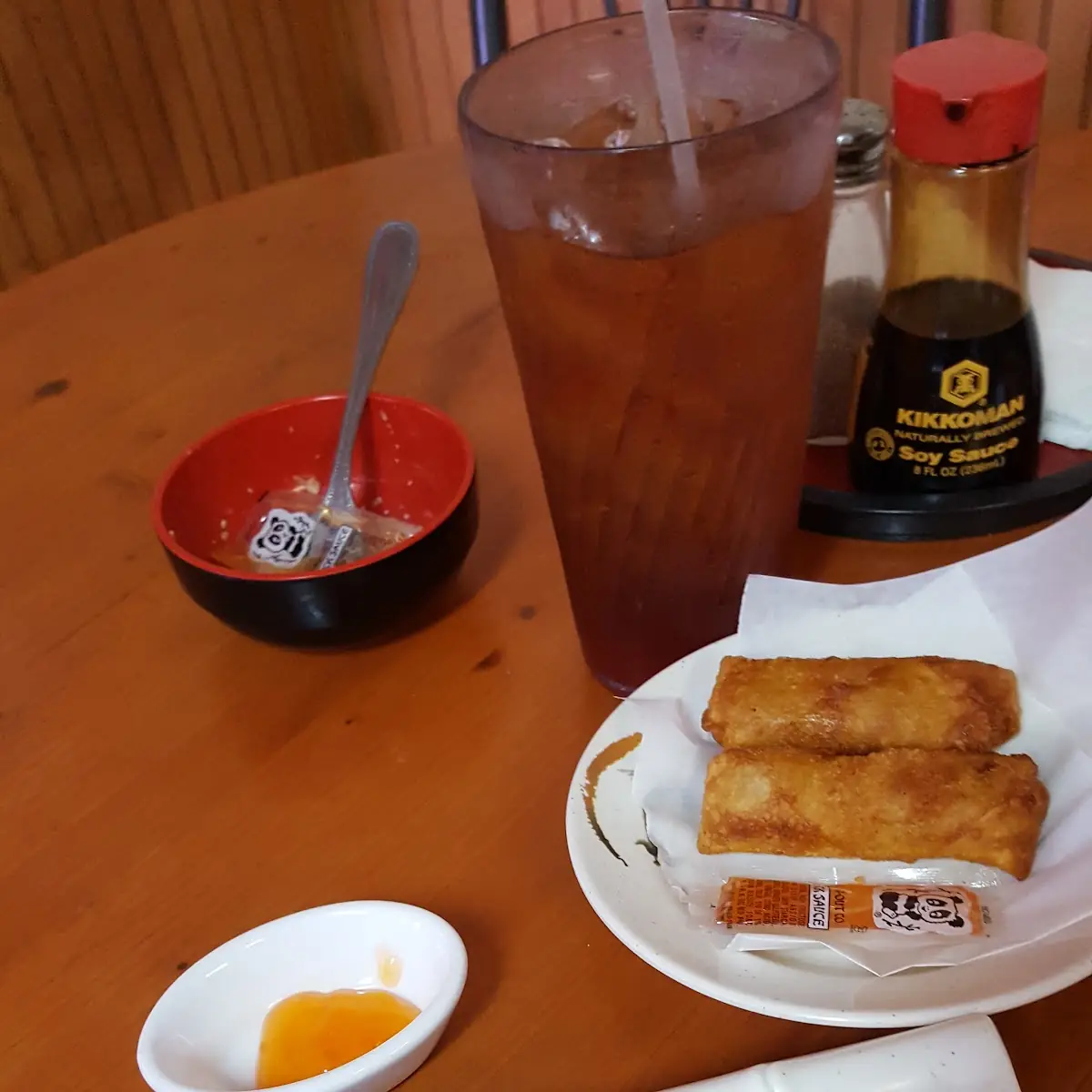 California Roll and Egg Rolls