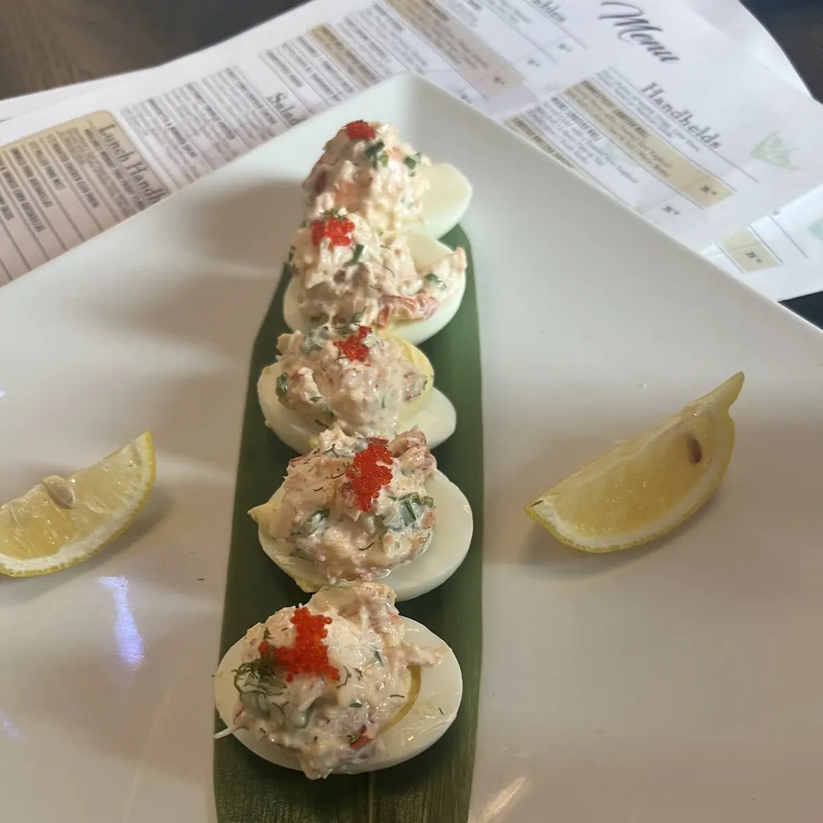 Lobster Deviled Eggs