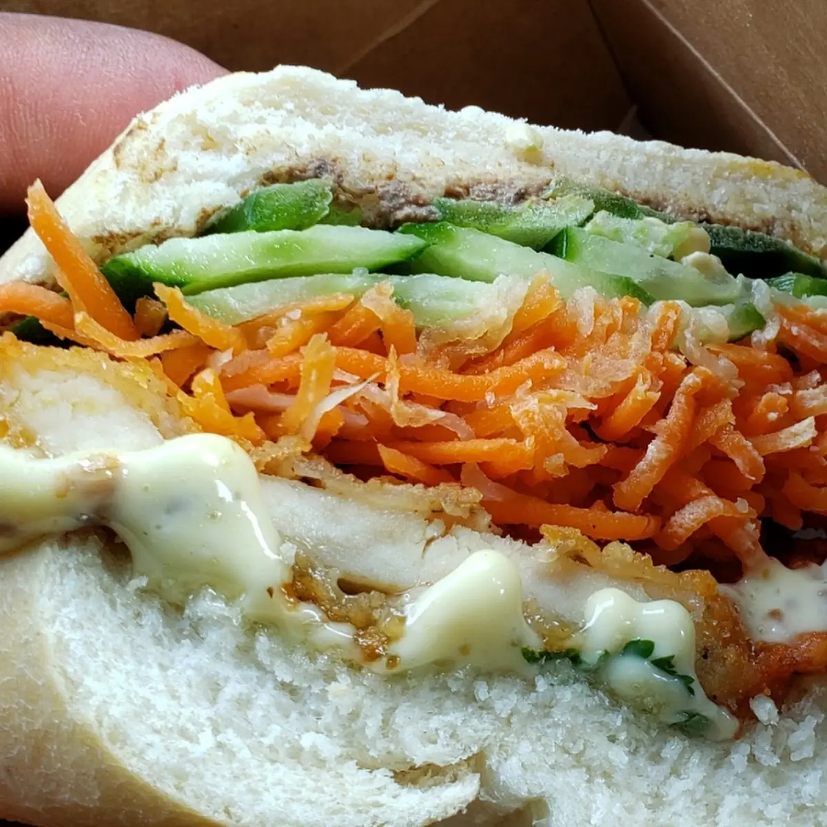 Spicy Korean Chicken Sandwich