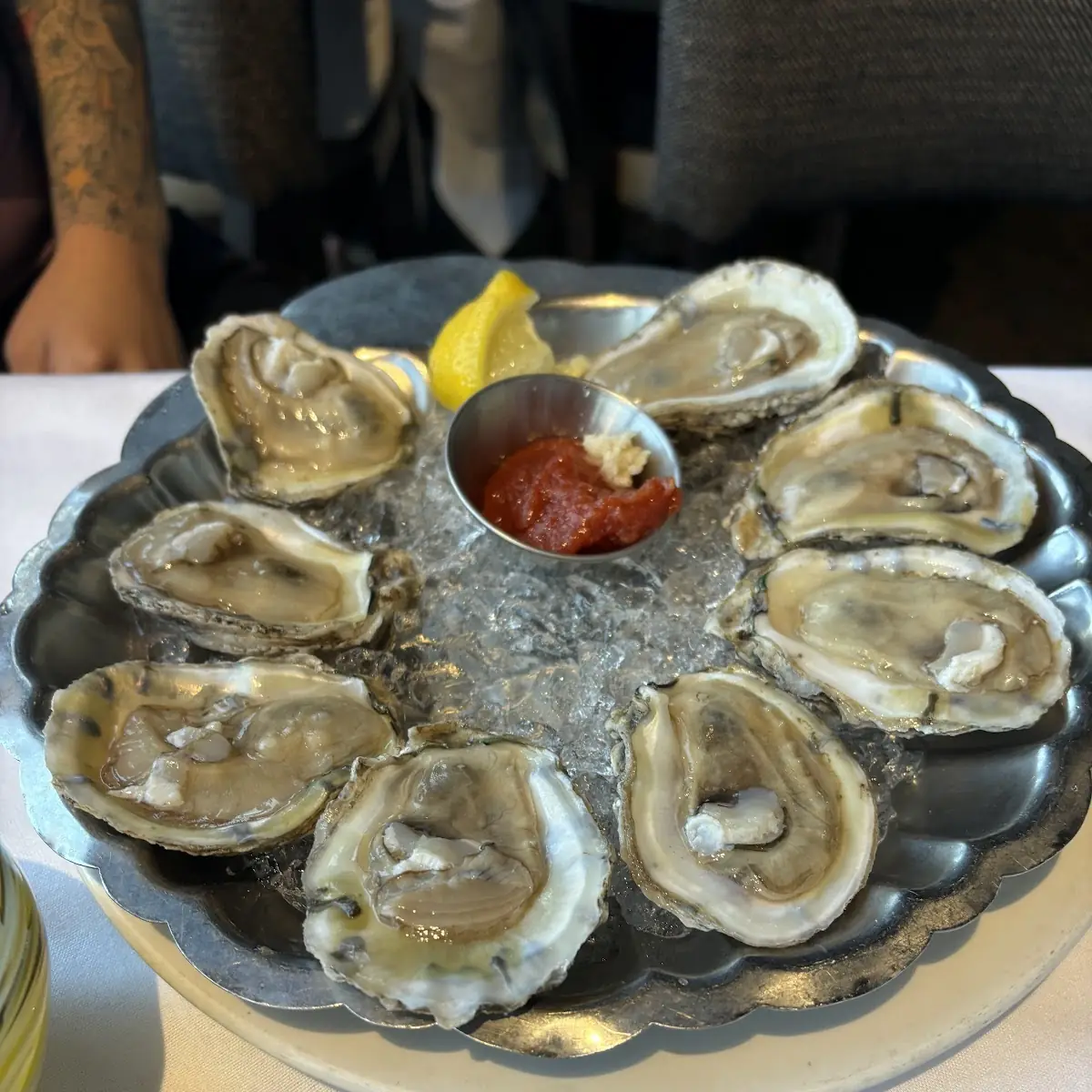 Raw Oysters on the Half Shell