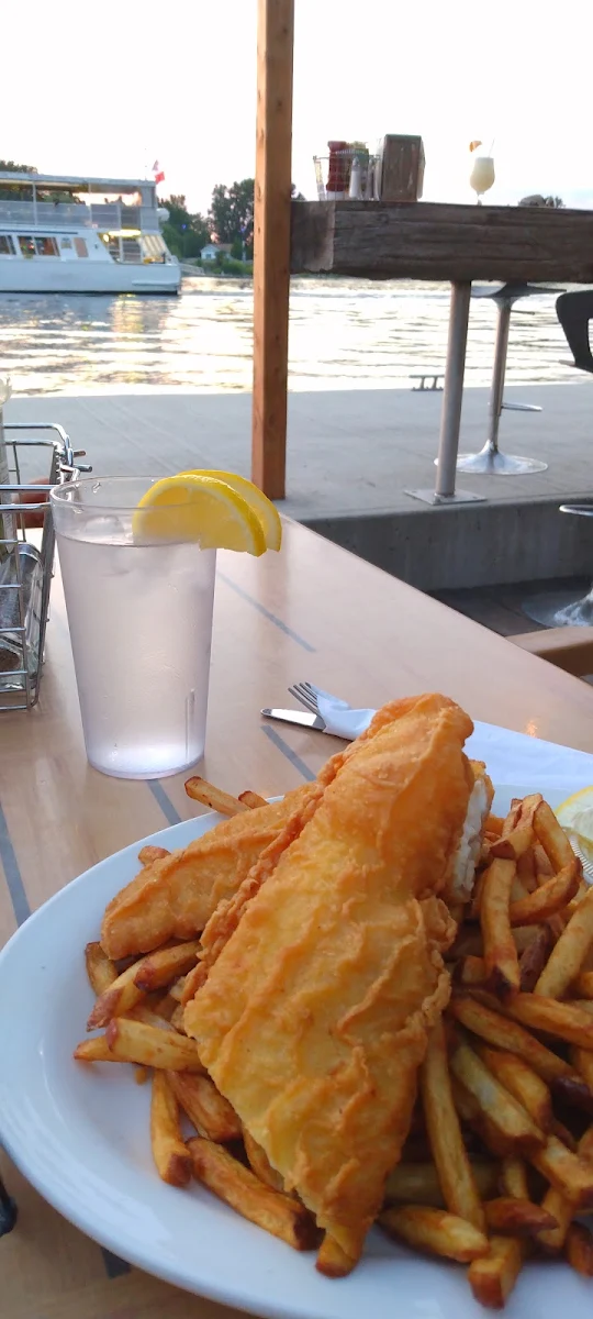 Fish and Chips, Rockcliffe Boathouse Restaurant & Marina